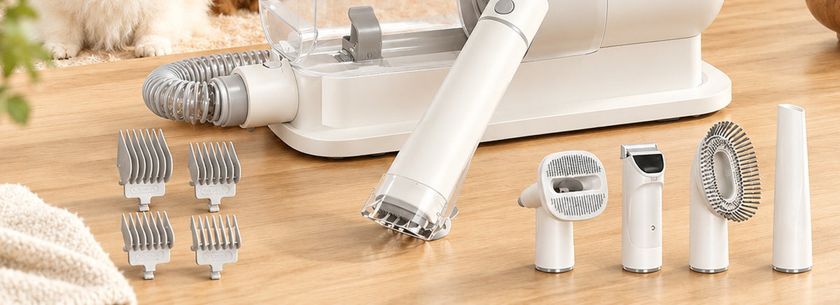 What is in the box — clippers, guide combs, brushes and attachments