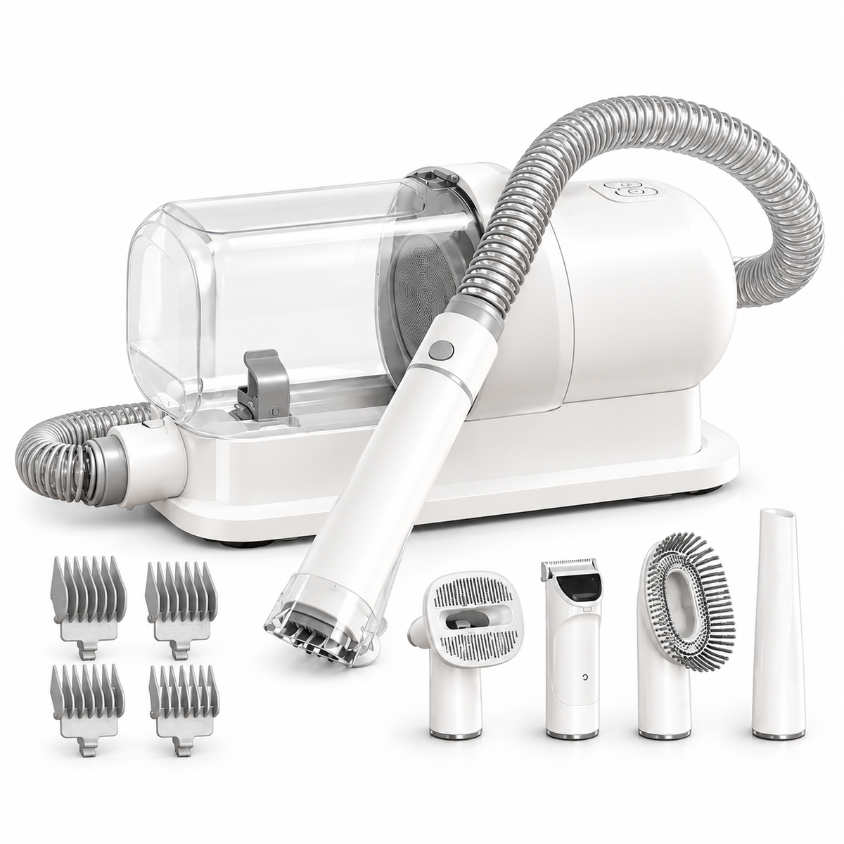 Pet Deshedding Vacuum Grooming Kit — 2.3L Low-Noise Dog & Cat Shedding System