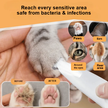 Reach every sensitive area, safe from bacteria and infections