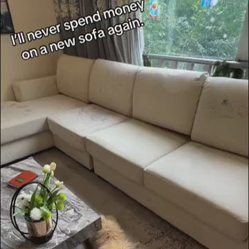 [Black Friday] 1-Piece Embossed Plush SofaCover, Thick Non-Slip Pet-Friendly CouchProtector Throw for 2- and 3-Seater Sofas