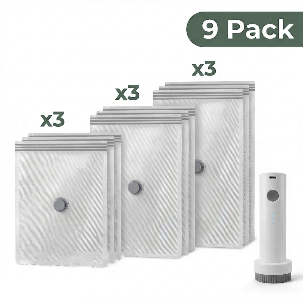 9-piece set flat lay